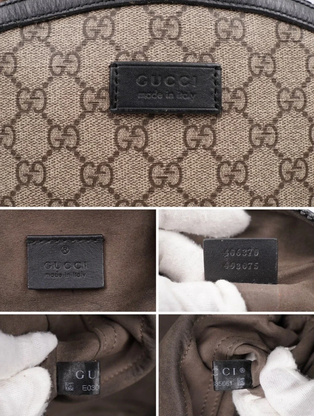 CO25 💟 Gucci GG Supreme Monogram Medium Backpack